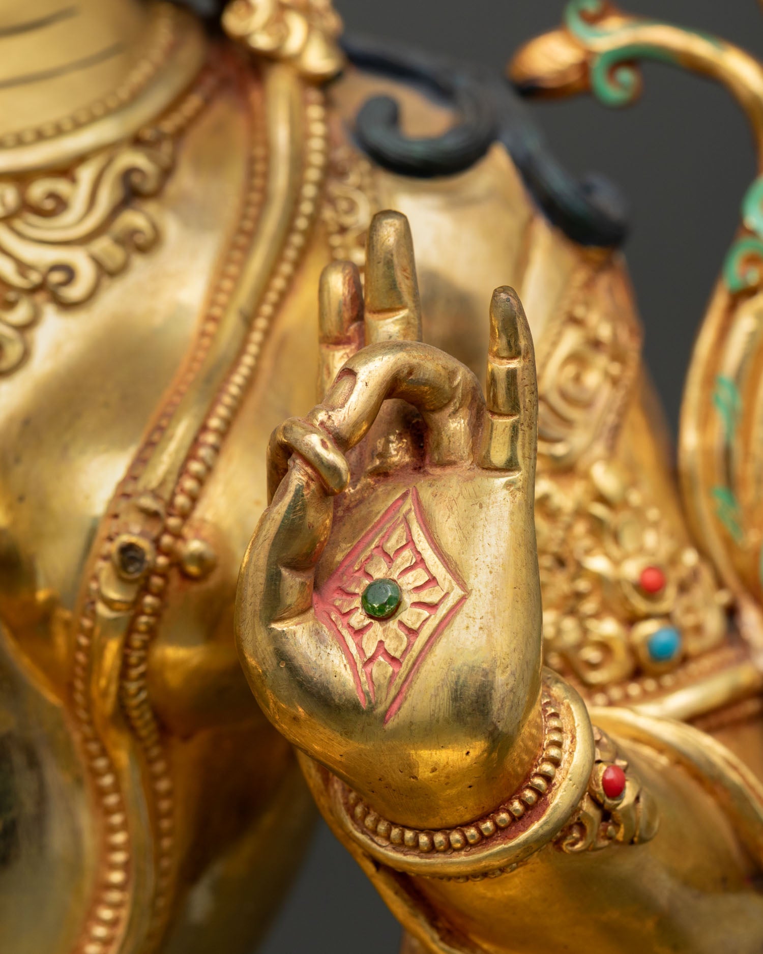 Green Tara Statue