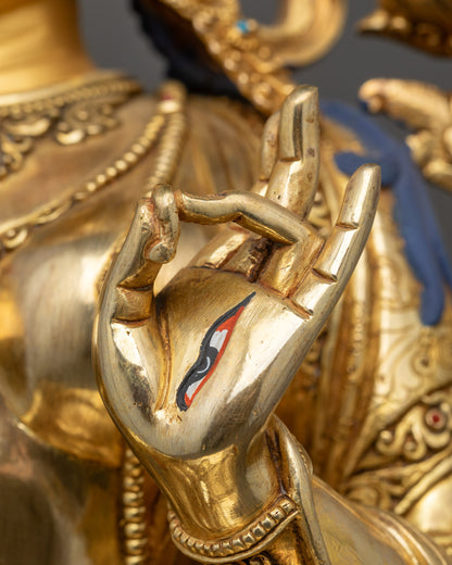 Lotus-Born White Tara Statue- Goddess of Peace and Long-Life