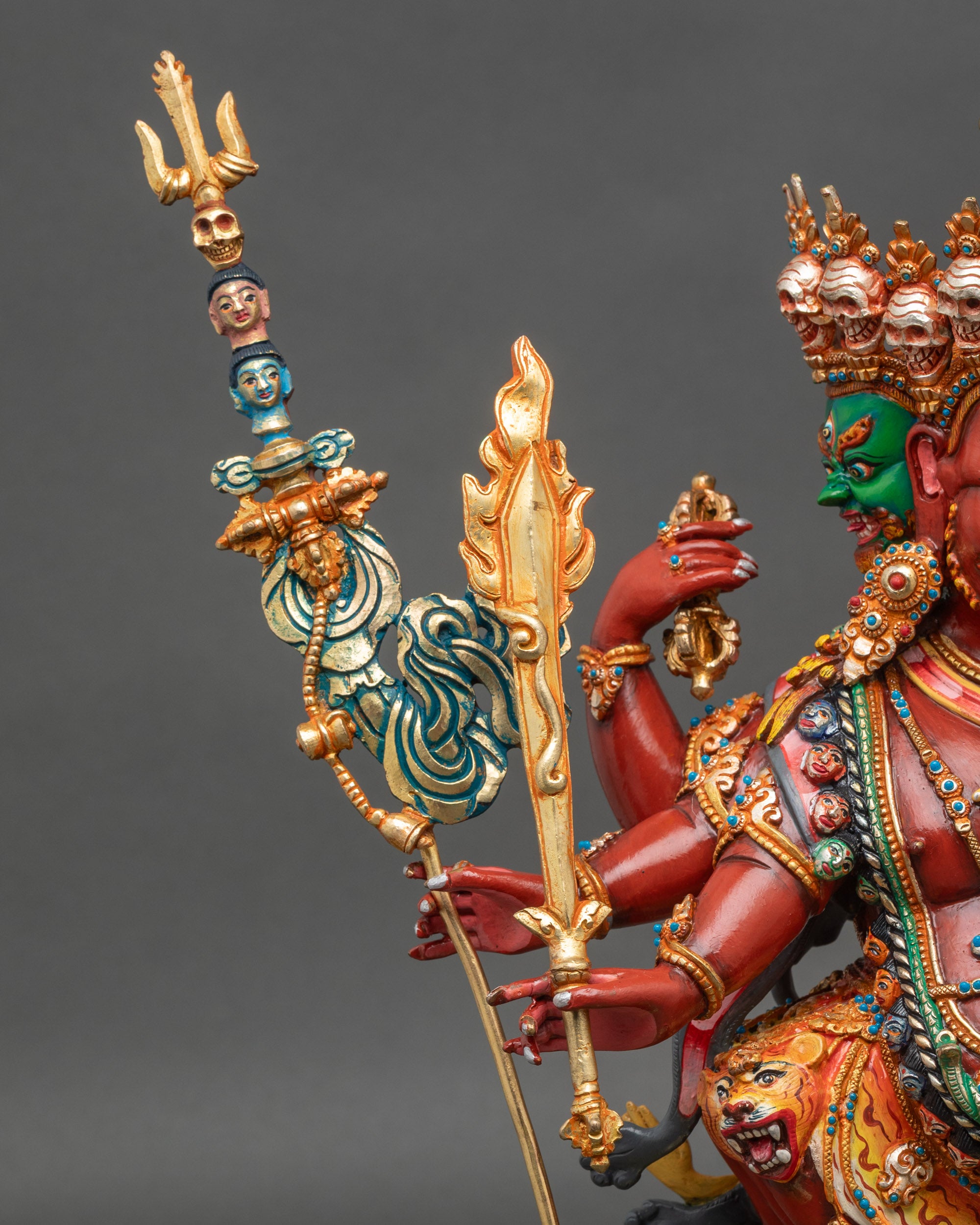 Tibetan Hayagriva Copper Sculpture | Handcrafted Buddhist Sculpture