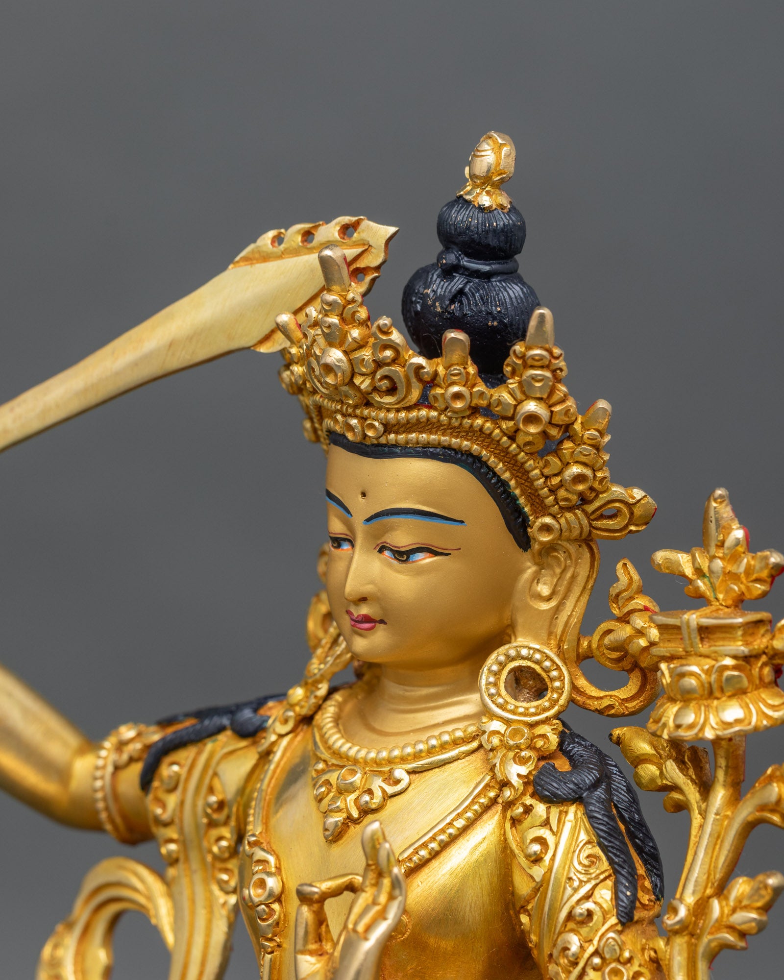 Bodhisattva Manjushri Statue - Symbol of Knowledge & Wisdom