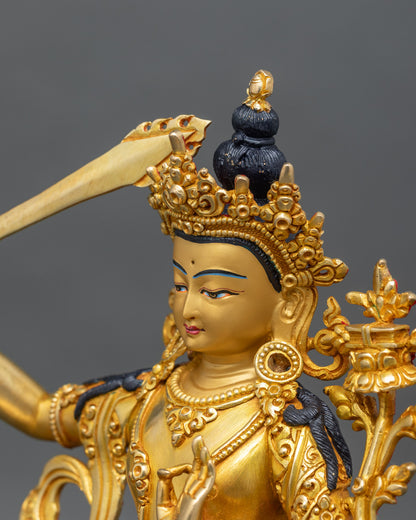 Bodhisattva Manjushri Statue - Symbol of Knowledge & Wisdom