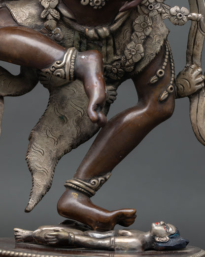 Semi-wrathful Kurukulle Statue | Empowering Tantric Goddess