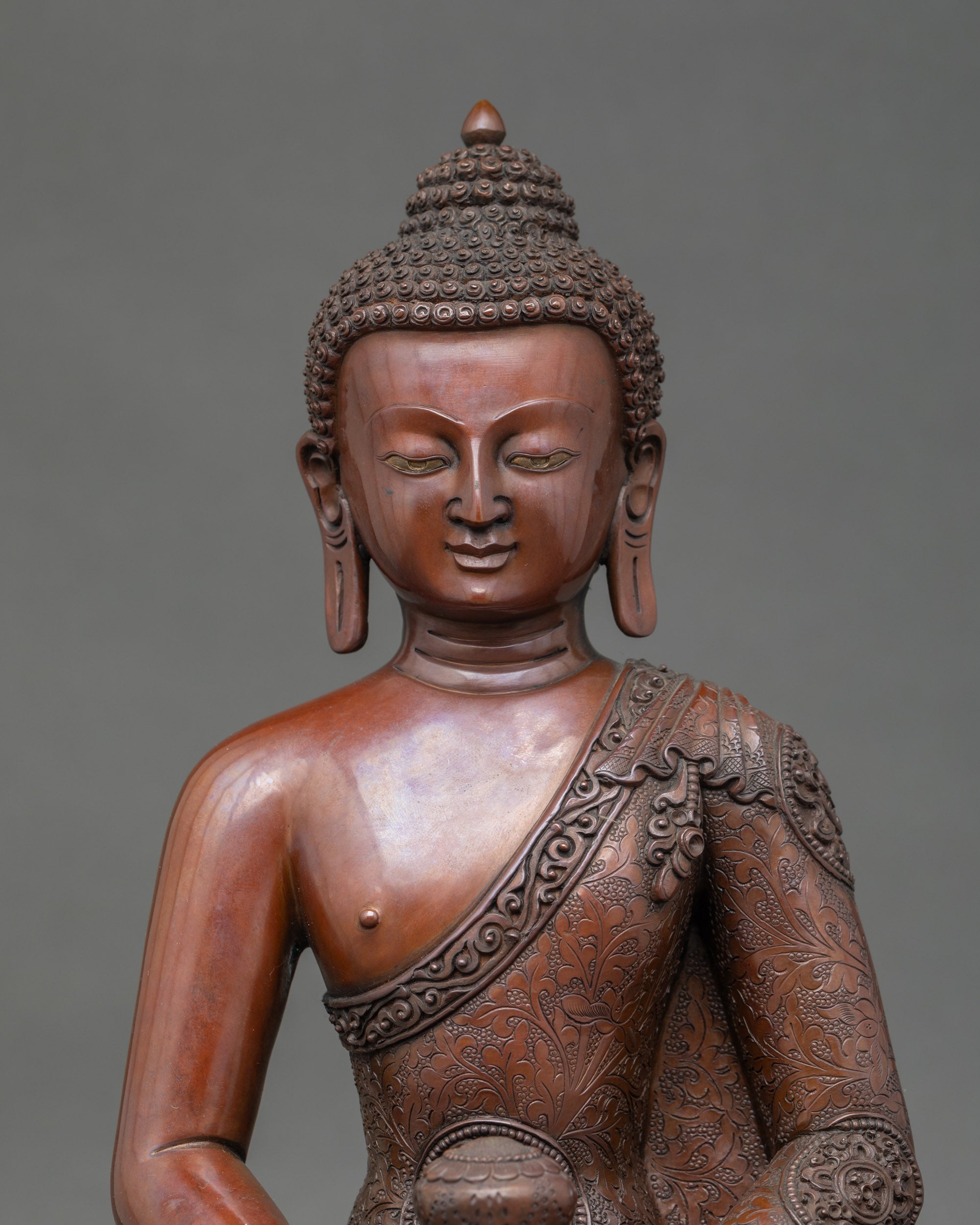 Five Dhyani Buddha Statue Set for Meditation and  Spiritual Practice