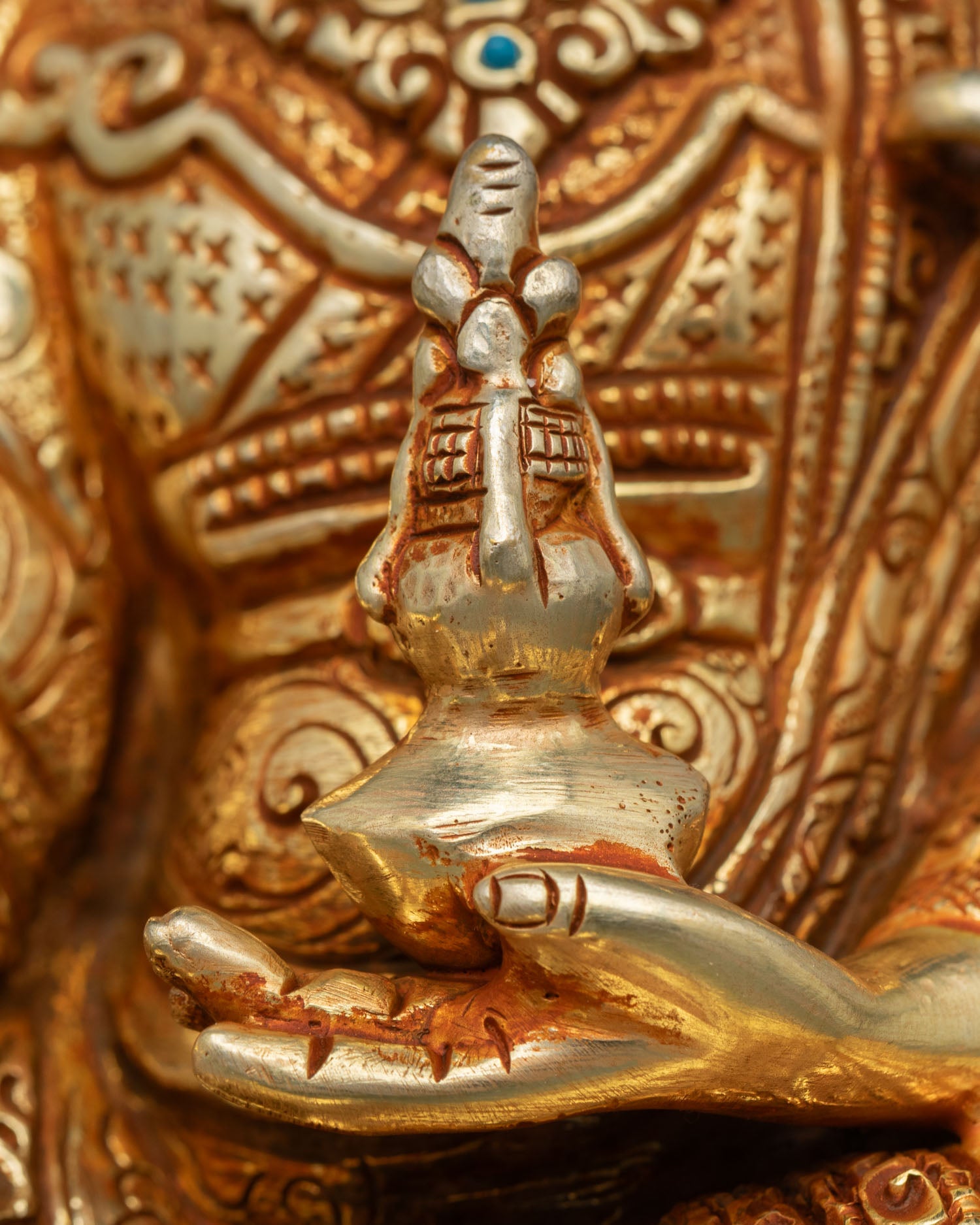Guru Rinpoche Statue | Authentic Newari Artwork