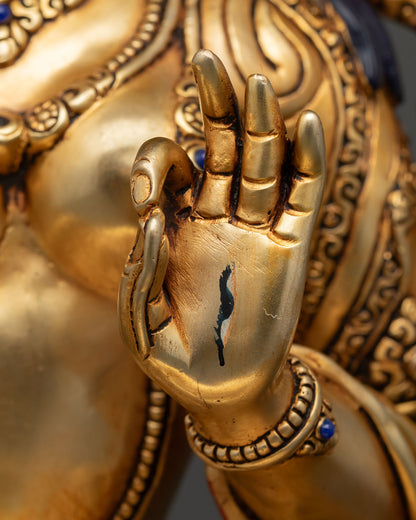 White Tara Statue | Seven-Eyed Goddess of Compassion
