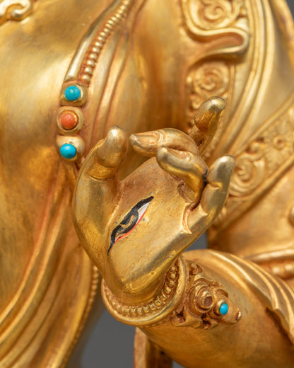 Tibetan Goddess Dukar Statue- Guardian of Negative Forces