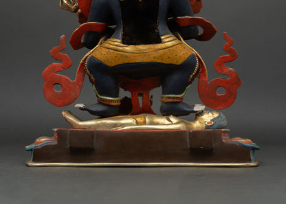 Sakya Mahakala Statue | Sacred Nepalese Artwork