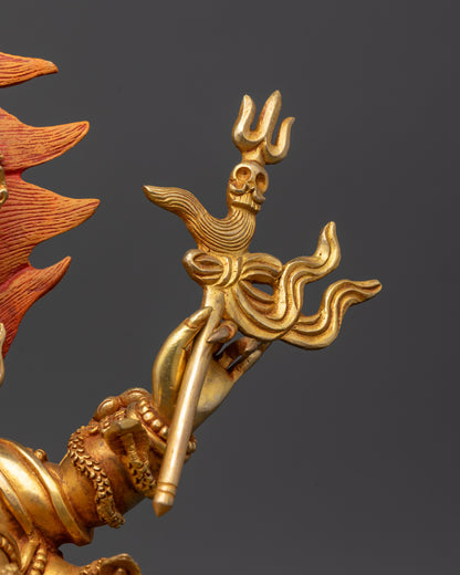 Six Armed Mahakala Statue