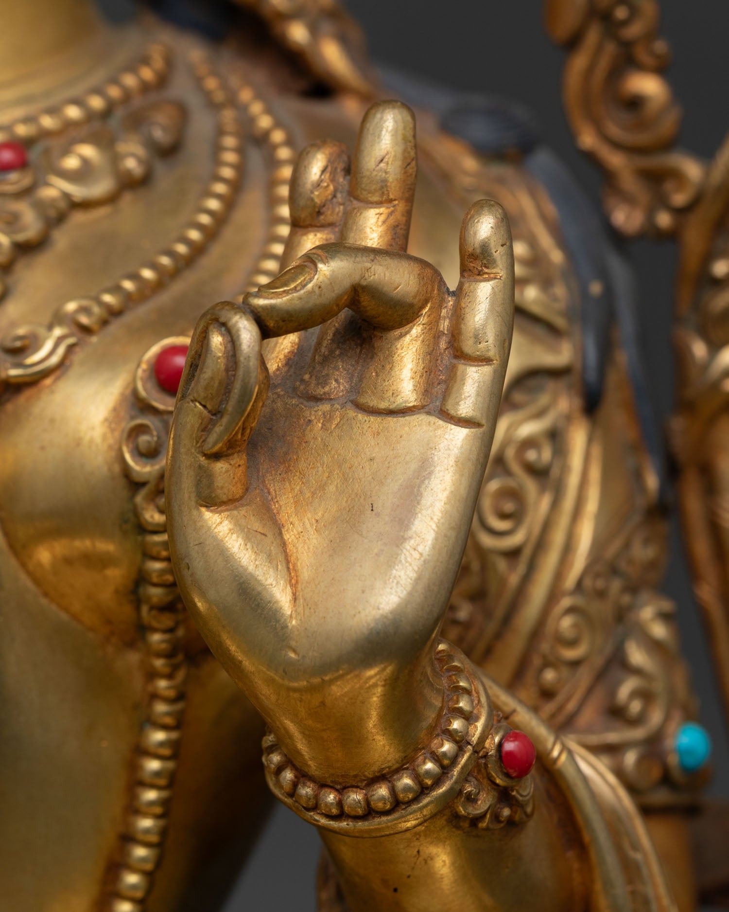 Green Tara Statue for Healing Energy | Buddhist Compassion Deity