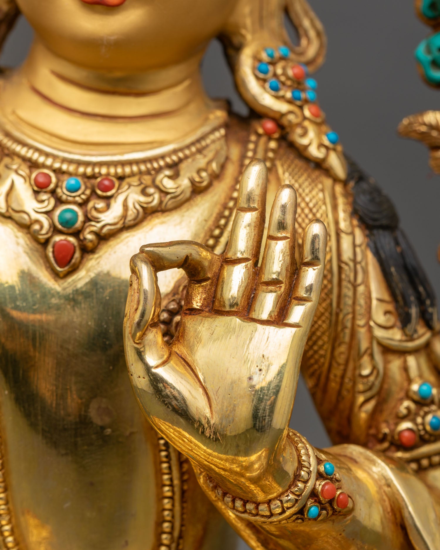 Manjushri Statue - Symbol of Knowledge and Enlightenment