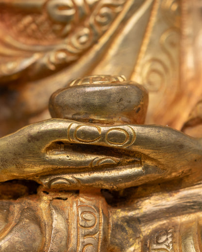 Amitabha Buddha Statue | Himalayan Meditation Figure with Seat