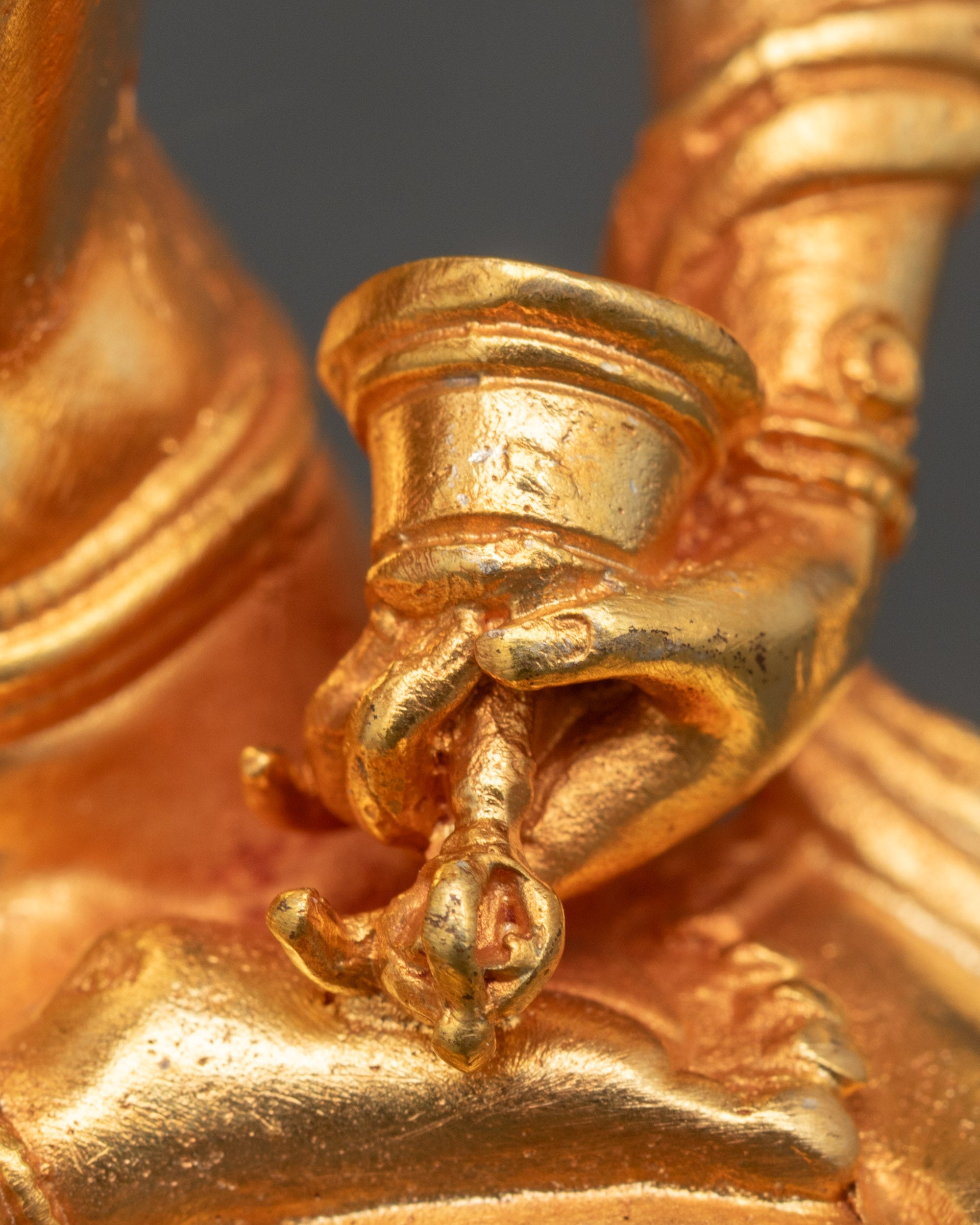 Vajrasattva Statue | Expertly Made Gold Fire-Gilded Buddhist Deity