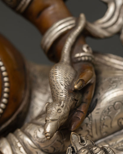 Dzambhala Statue | Tibetan Wealth God Statue for Abundance