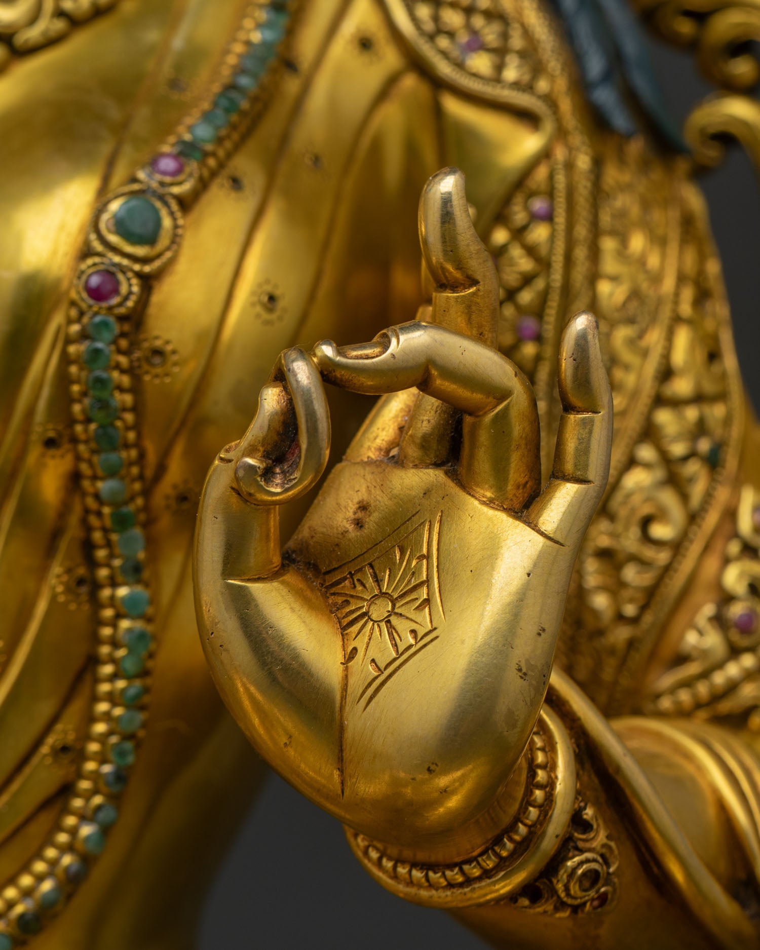 Compassionate Green Tara Statue for Healing and Protection