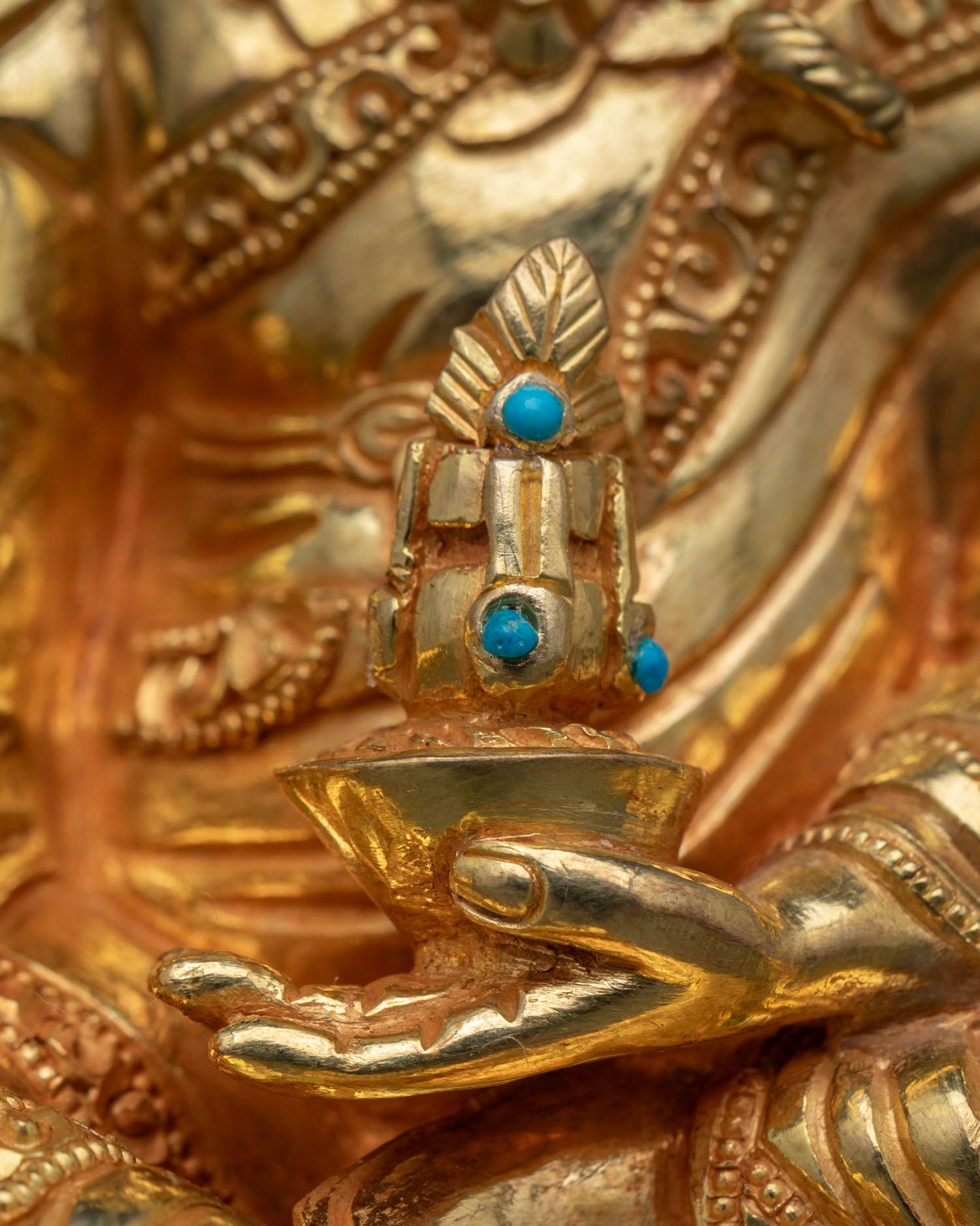 Guru Rinpoche Statue | Authentic Newari Craftsmanship from Nepal