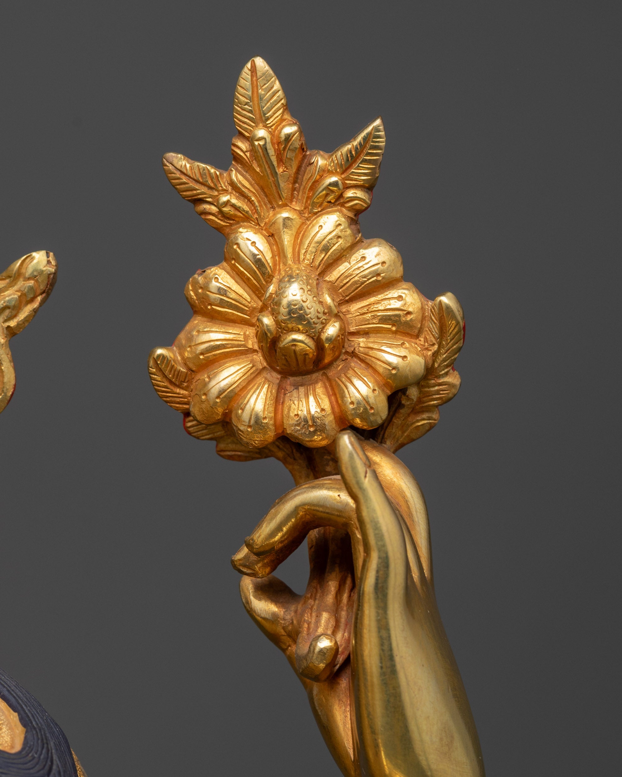 Deity of Infinite Compassion Chenrezig Statue | Nepalese Artwork