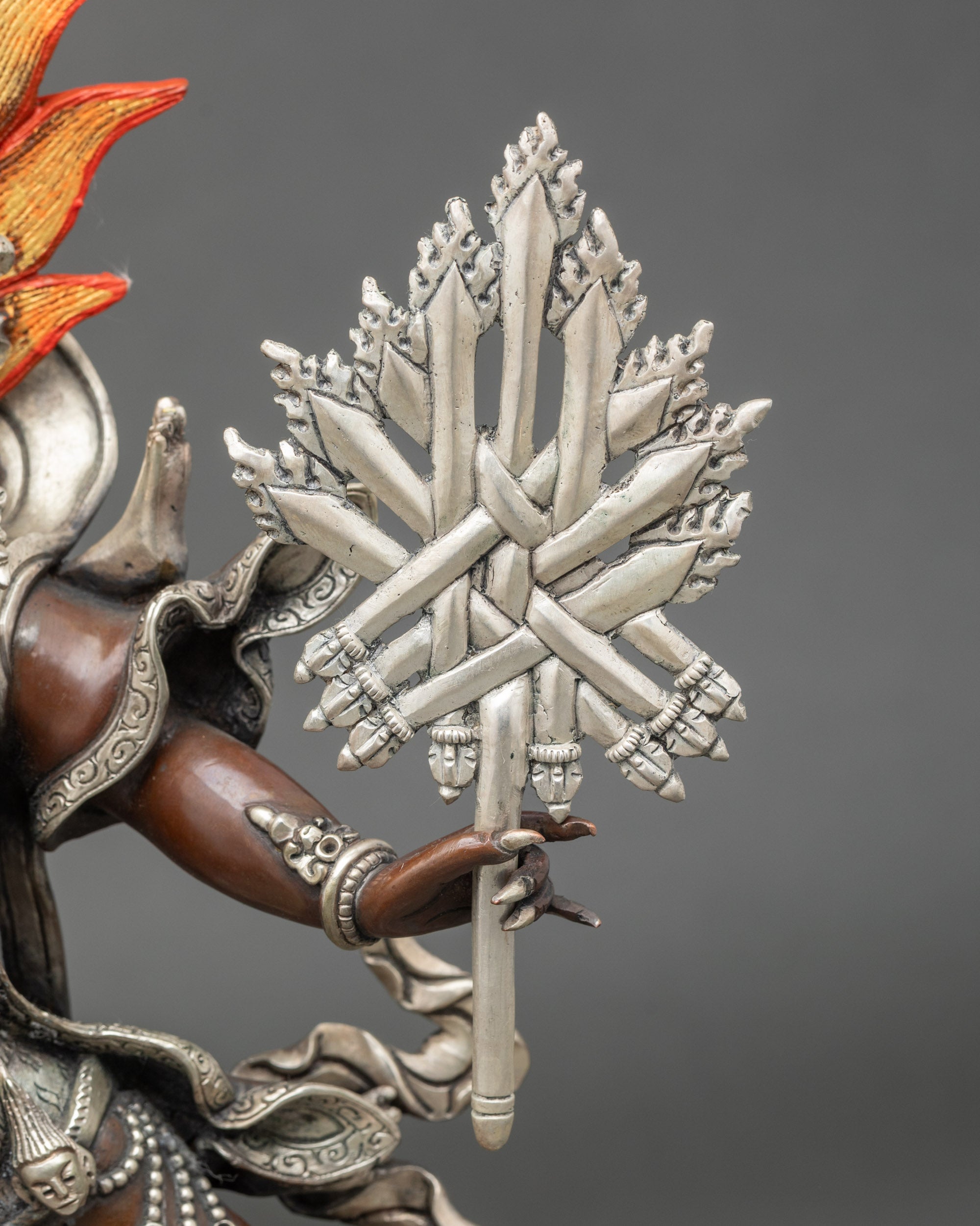 Handcrafted Takla Mebar Deity Statue | Sacred Spiritual Art for Home