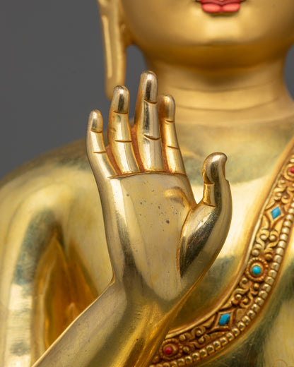 Enlightened Amoghasiddhi Buddha Statue | One of the Five Wisdom Buddhas