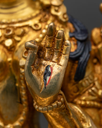 White Tara Statue – Himalayan Deity for Longevity and Blessings