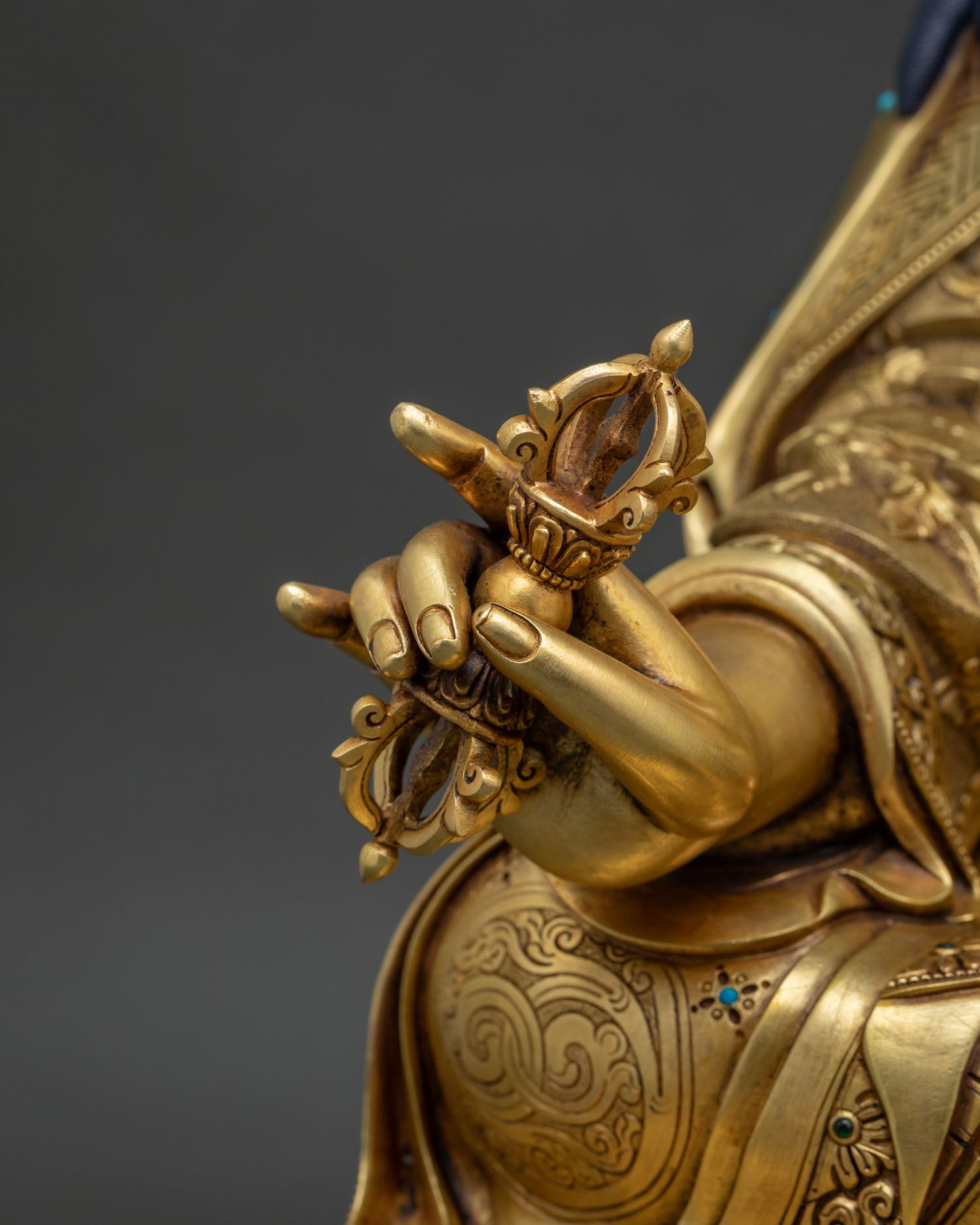 Tibetan Padmasambhava Statue for Meditation & Prayer | Nepalese Craft