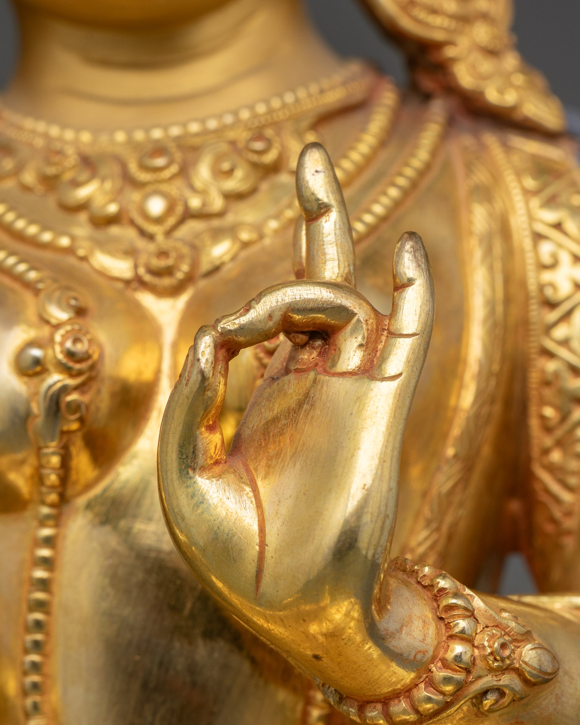 Buddhist Green Tara Sculpture | Handcrafted Spiritual Home Décor