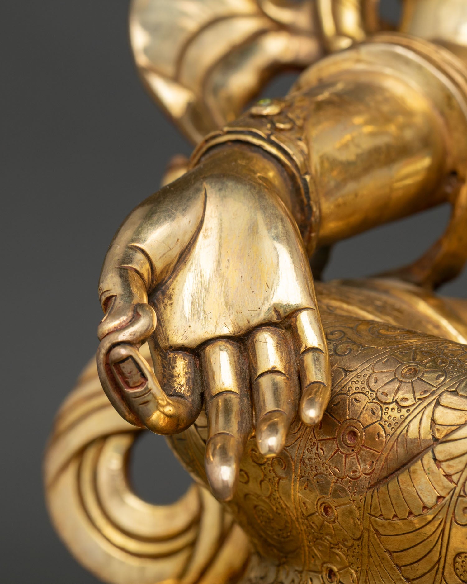 Green Tara Statue | Handmade Buddhist Deity from Nepal