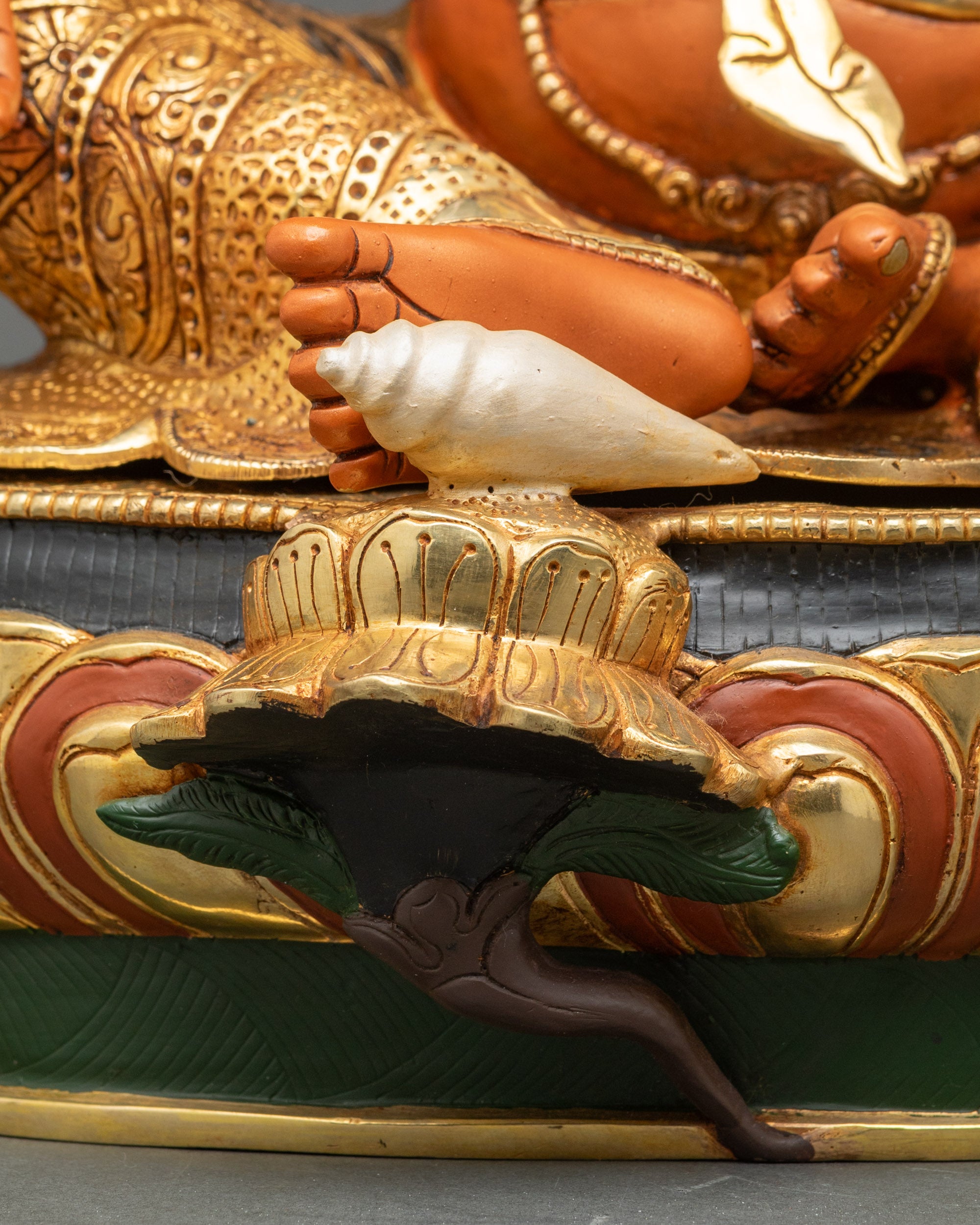 Dzambhala Statue for Wealth & Prosperity | Handmade Tibetan Art