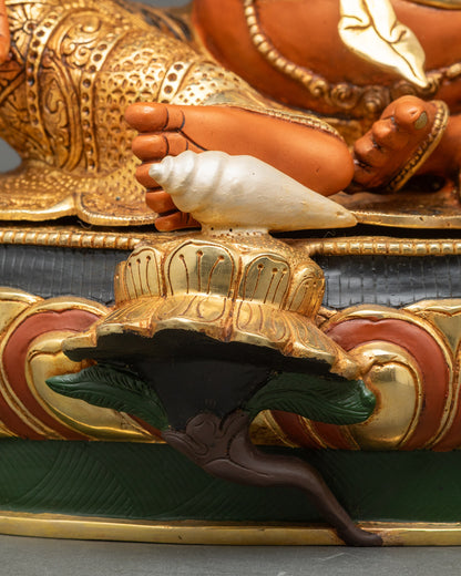 Dzambhala Statue for Wealth & Prosperity | Handmade Tibetan Art