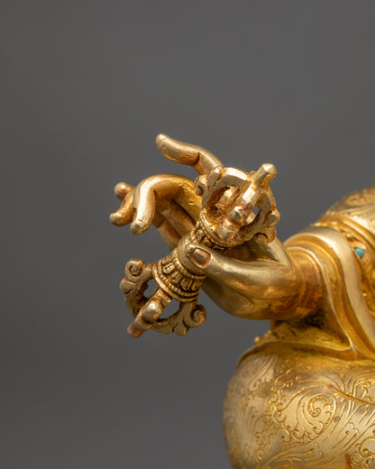 Authentic Guru Padmasambhava Statue from Nepal | Handcrafted Art