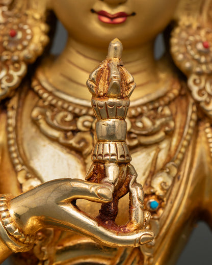 Vajrasattva Statue | Traditional Hand-Carved Buddhist Art