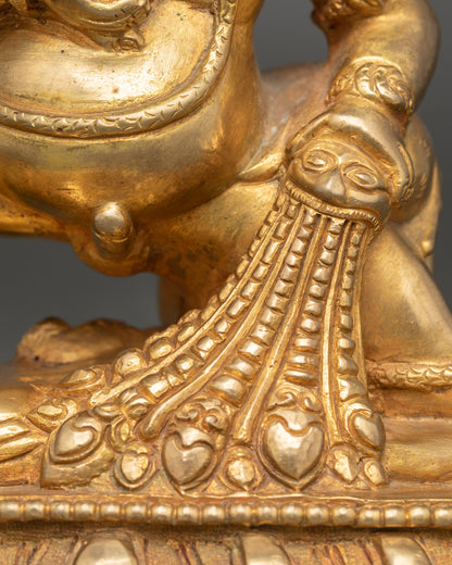 Black Dzambhala Statue