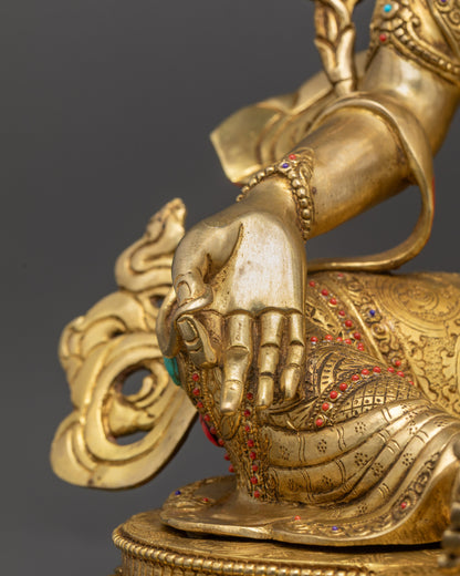 18" Meditation Statue of Mother Green Tara | Blessings of Compassion