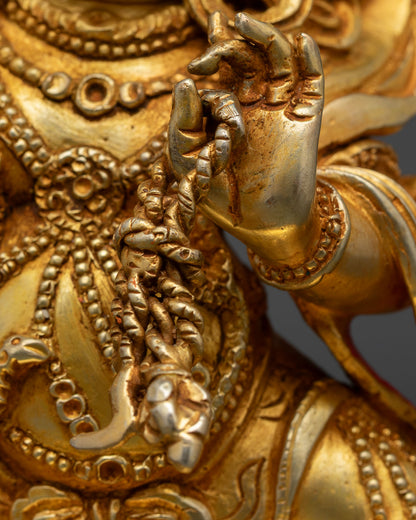 Handcrafted Vajrapani Statue | Buddhist Vajra Holder Sculpture