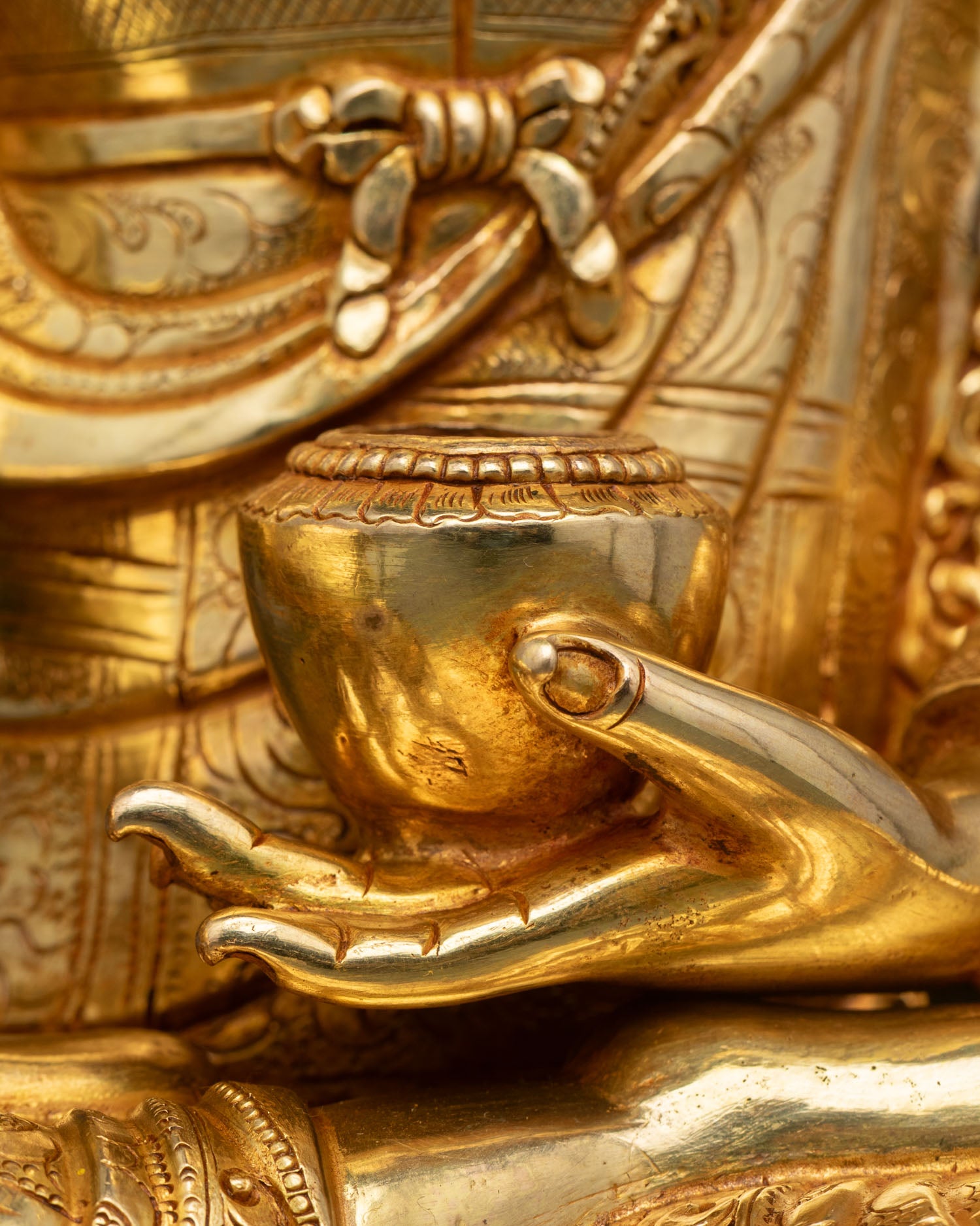 Tibetan Shakyamuni Buddha Statue | Handmade in Nepal