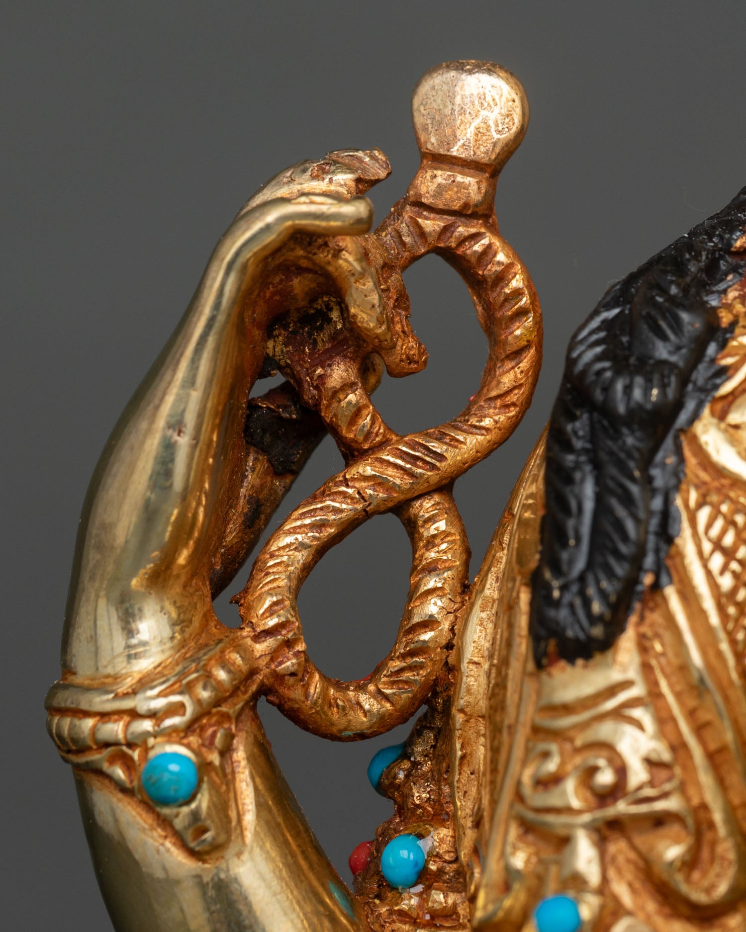Compassion Deity Chenrezig Statue | Traditional Buddhist Art Nepal