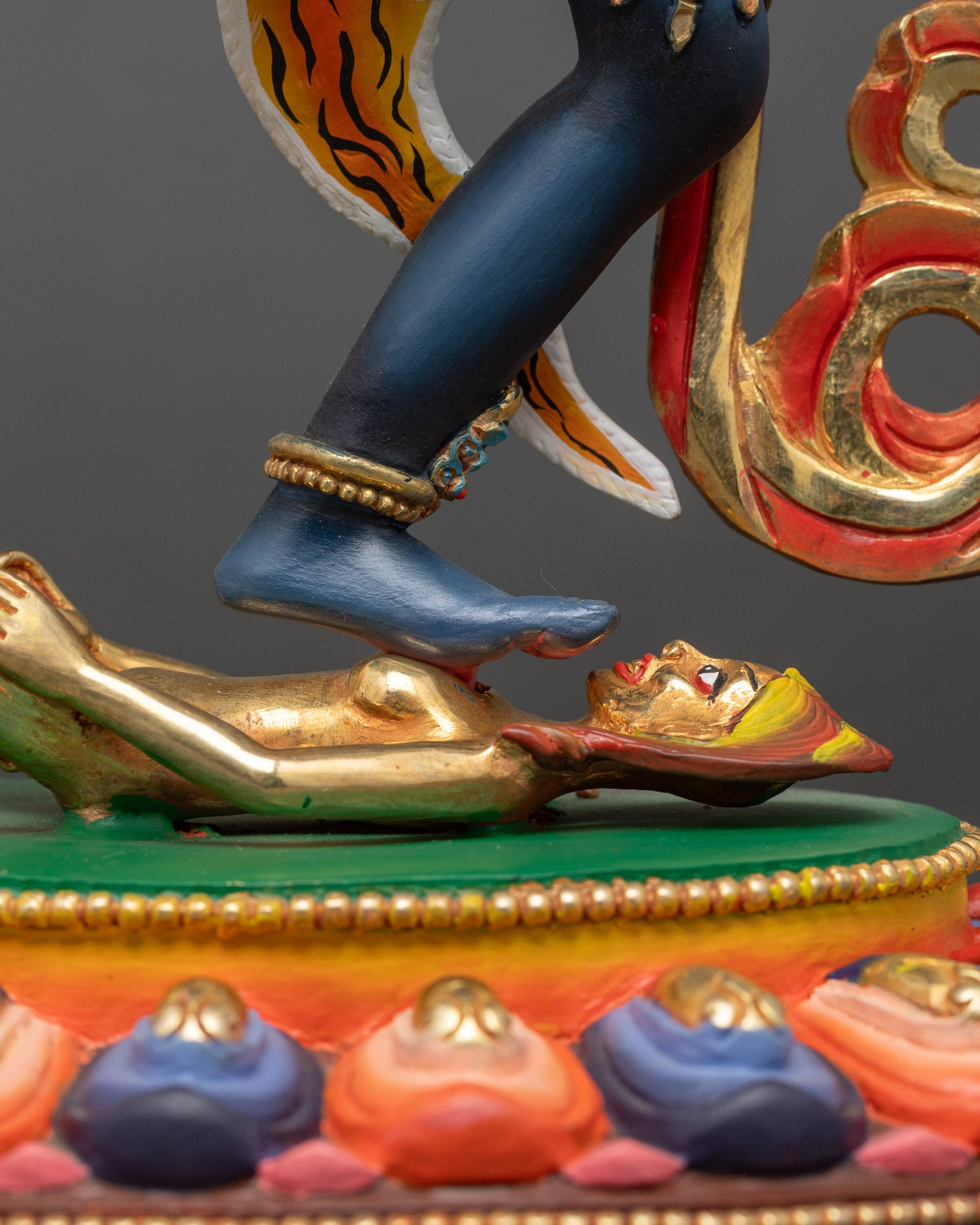 Dakini Simha Mukha Statue | Lion-Faced Wrathful Protector Deity