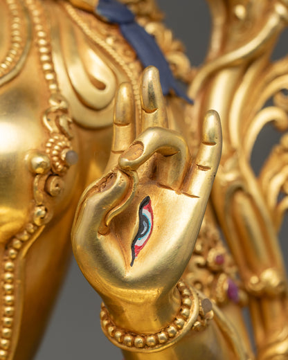 Pure Liberator White Tara Statue | Healing Energy & Mindfulness Gift