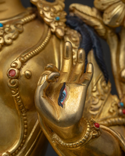 White Tara Statue | Compassion & Long Life Goddess Figurine