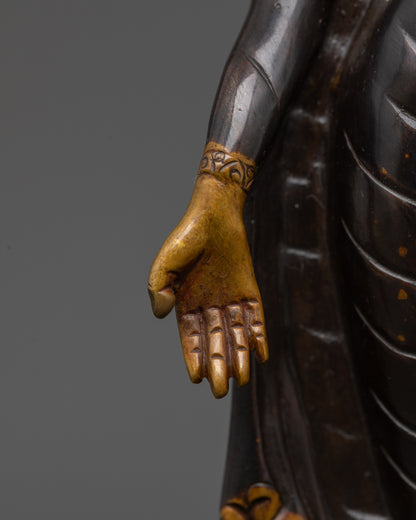 Standing Shakyamuni Buddha – Handmade Buddhist Altar Figure