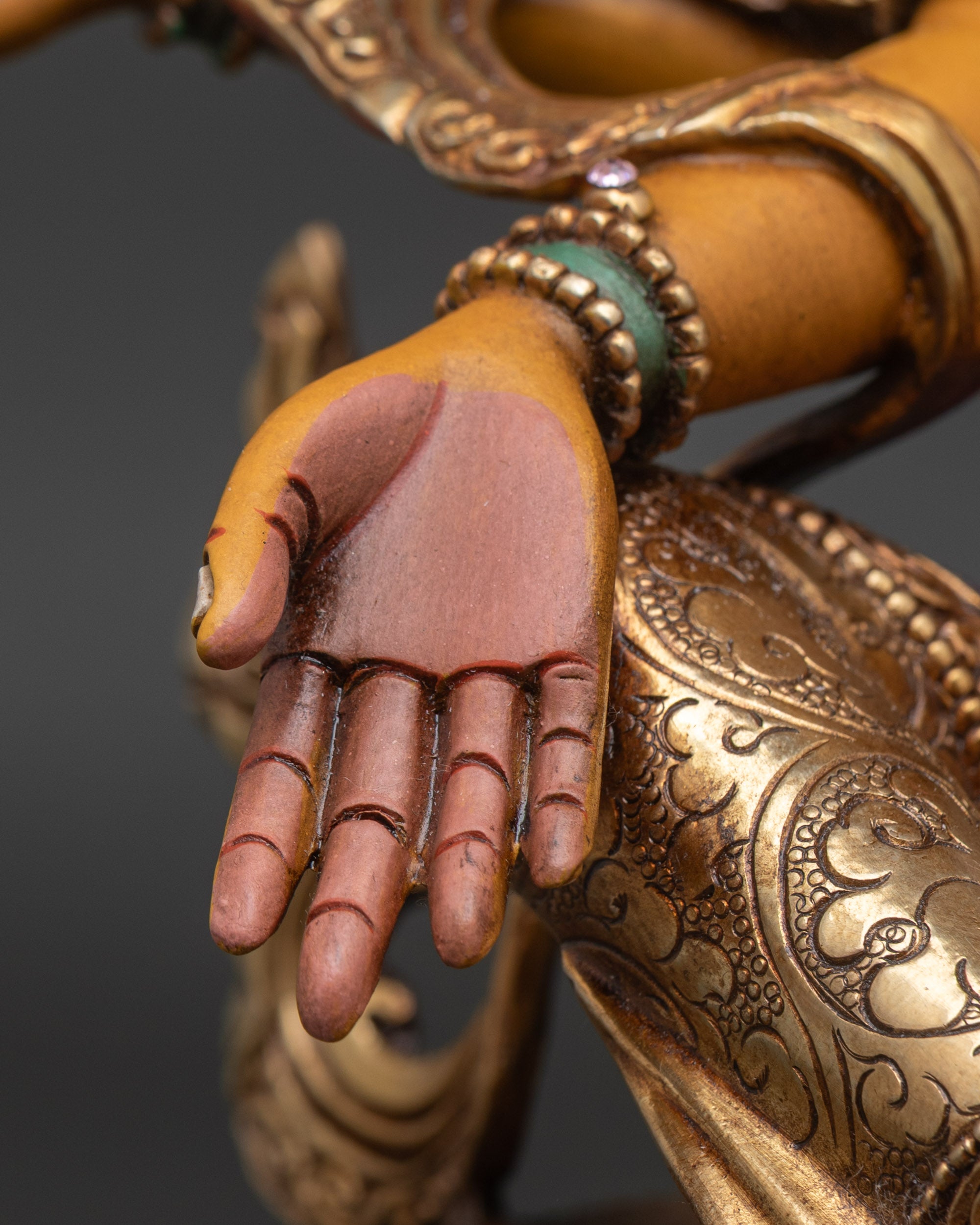 Sacred Vasudhara Statue - Goddess of Prosperity and Blessings