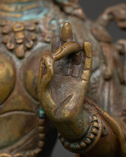 Green Tara Statue
