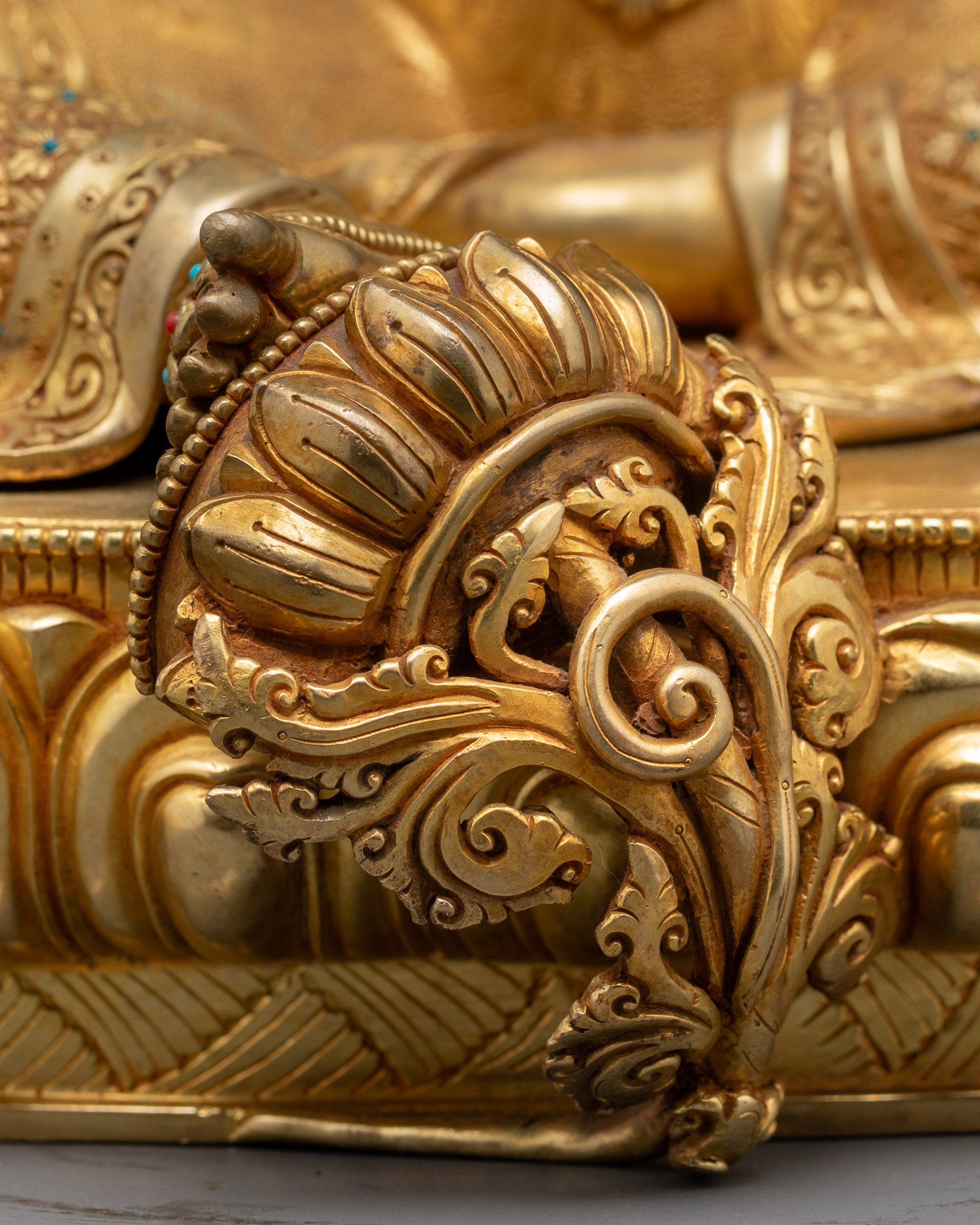 Premium Serene Green Tara Sculpture | Goddess of Mercy & Enlightenment