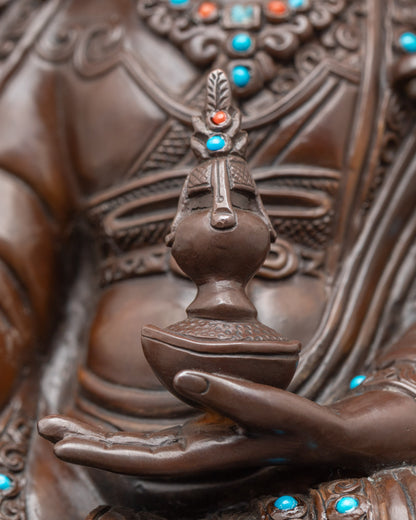 Guru Rinpoche Statue | Handcrafted Buddhist Deity Figurine