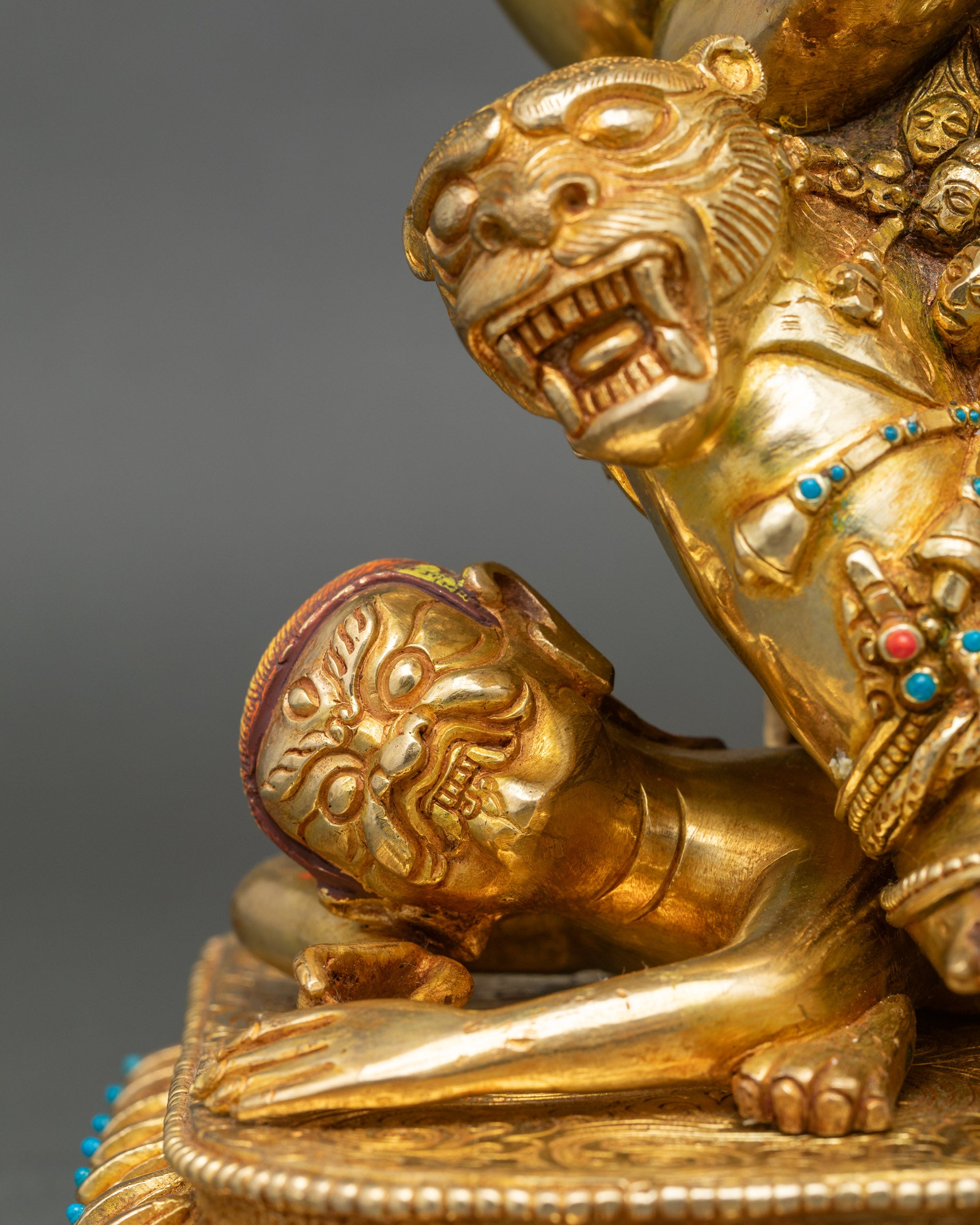 Four-Armed Mahakala Statue | Legendary Buddhist Dharma Protector