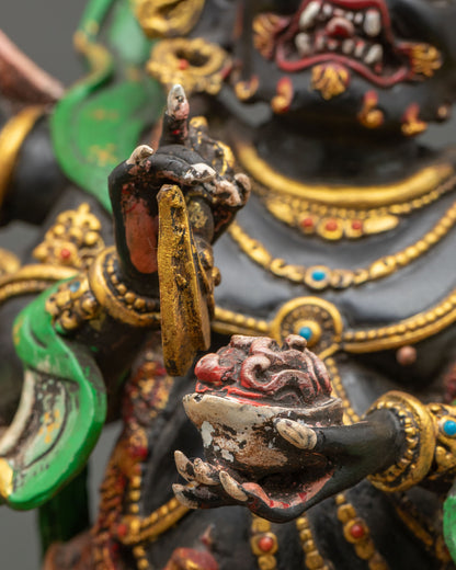 Six Armed Mahakala State | Wrathful Buddhist Protector Deity
