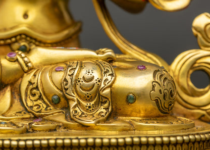 Seven Eyed White Tara Statue for Longevity & Spiritual Protection