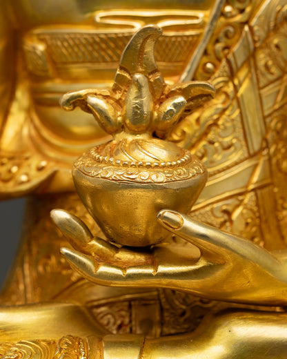 Medicine Buddha Statue | Handmade Spiritual Healing Decor