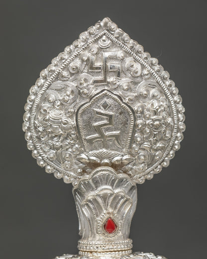 Silver Bhumba Set | Ceremonial Water Offering Vessel