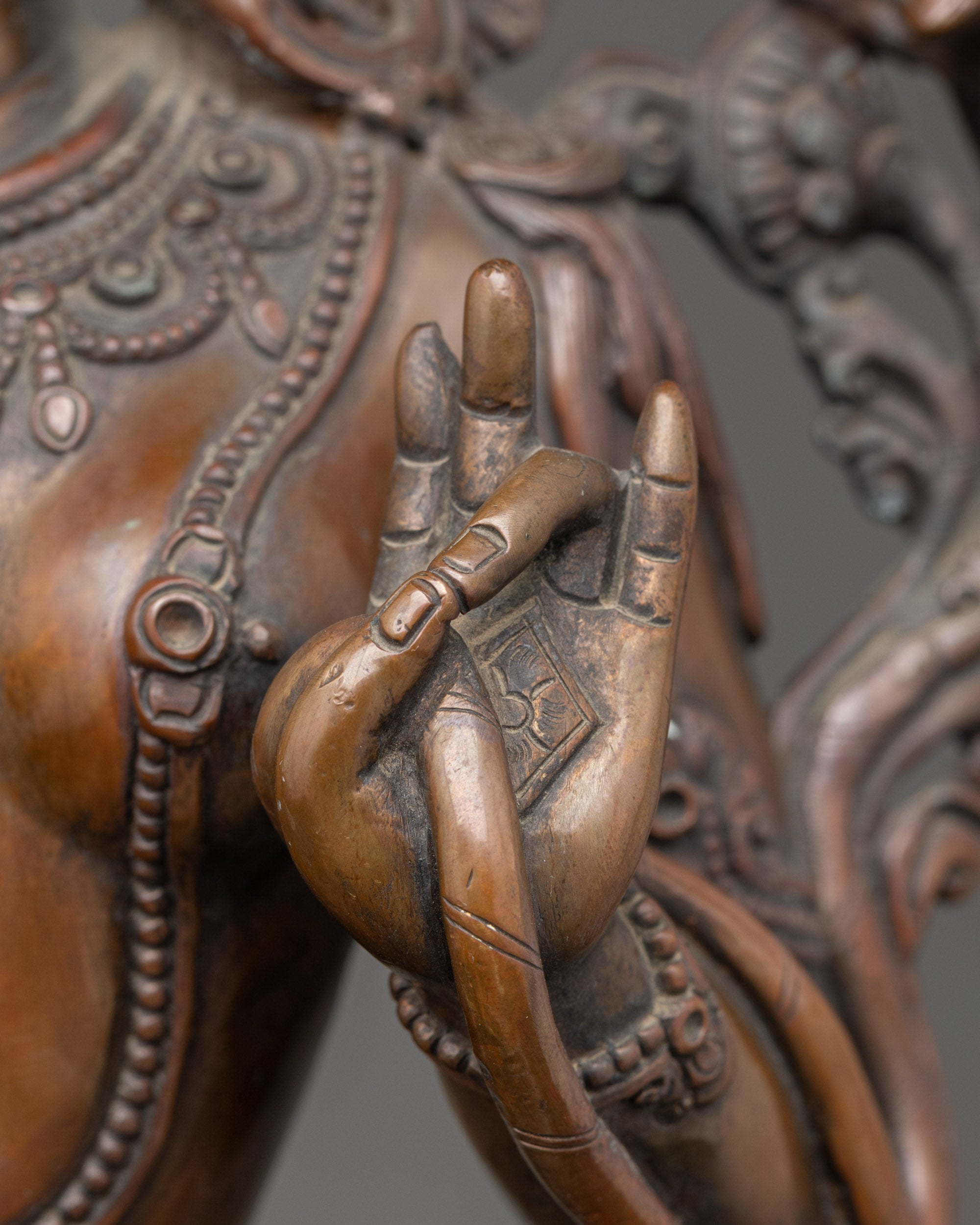 Handcrafted Green Tara Idol | Meditation and Spiritual Blessings