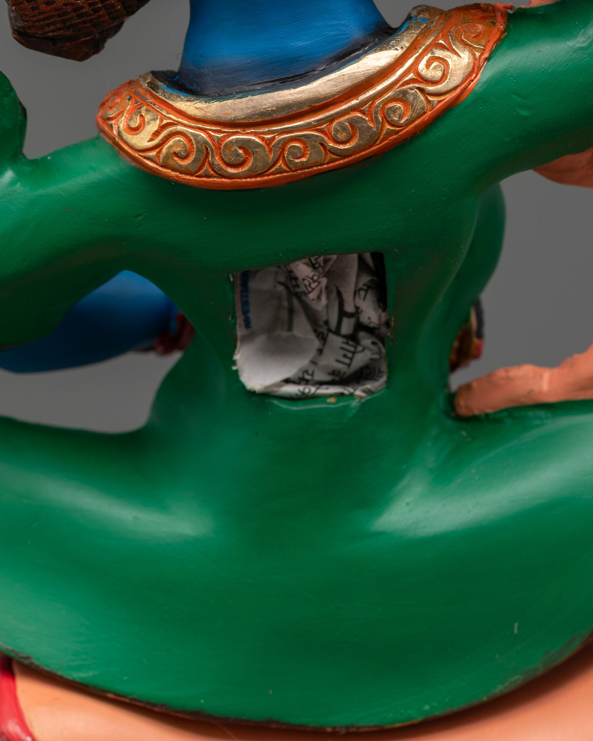 Wrathful Dharmapala Protector Palden Lhamo Statue | Nepalese Artwork